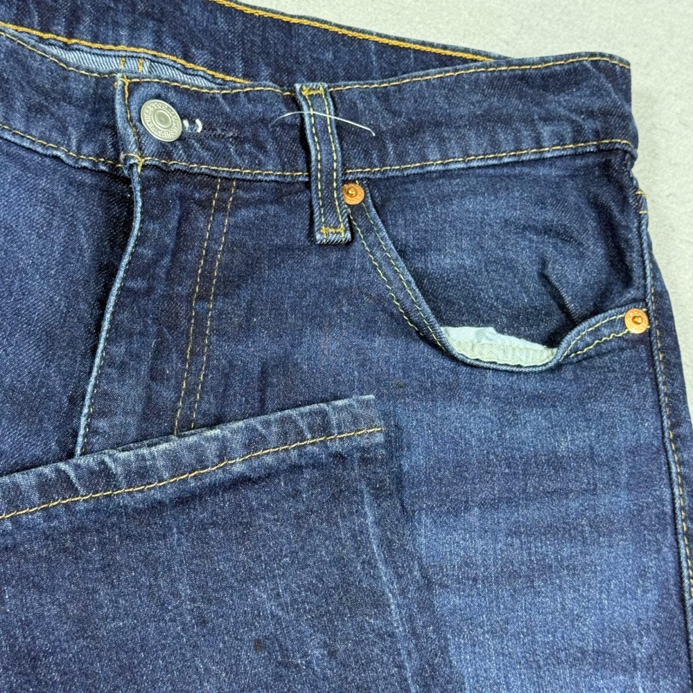 Levis 511 Slim Fit Jeans Mens 33x30 Dark Indigo Blue Stretch Denim Pants